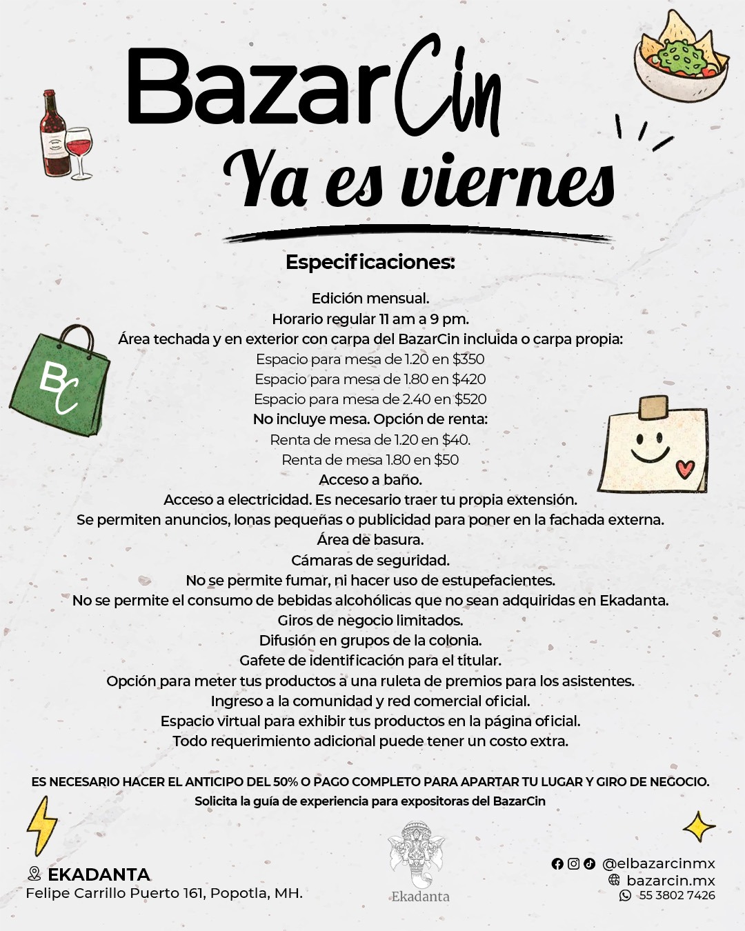 Bases Viernes de Bazar